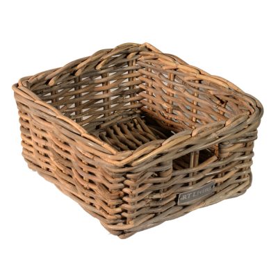 10/002 Small Oblong Grey Storage Basket