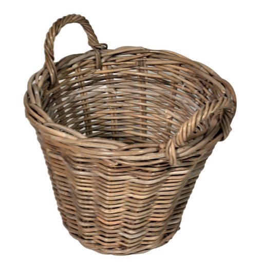 10/8006 Round Grey Kindling Basket