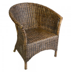 16/007 Jolene Blackwash Rattan Chair