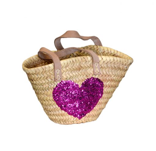 05/4410SH Childs Palm Shopper with Sequin Heart