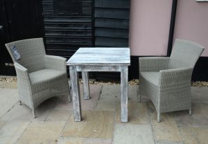 19/8034-Square-Dining-Table with 16/7050 Sardinia all Weather Chairs