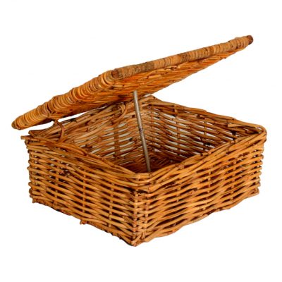 03/187 Small Oblong Lidded Gift Basket